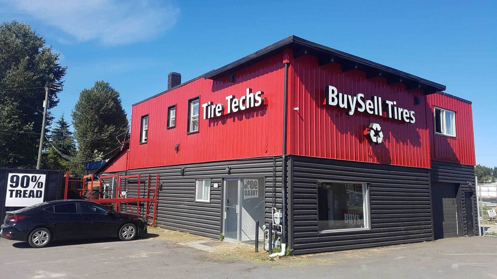 BuySell Tires shop exterior in Mission, BC
